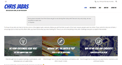 Desktop Screenshot of chrisjabas.com